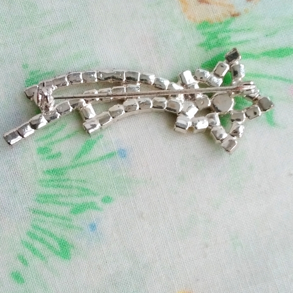 🌙Vintage Shooting Rinestone Star Brooch - Picture 3 of 5